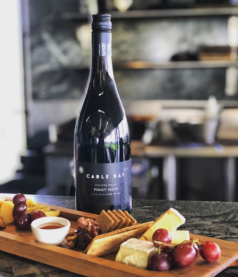Charcuterie and twilight at Cable Bay